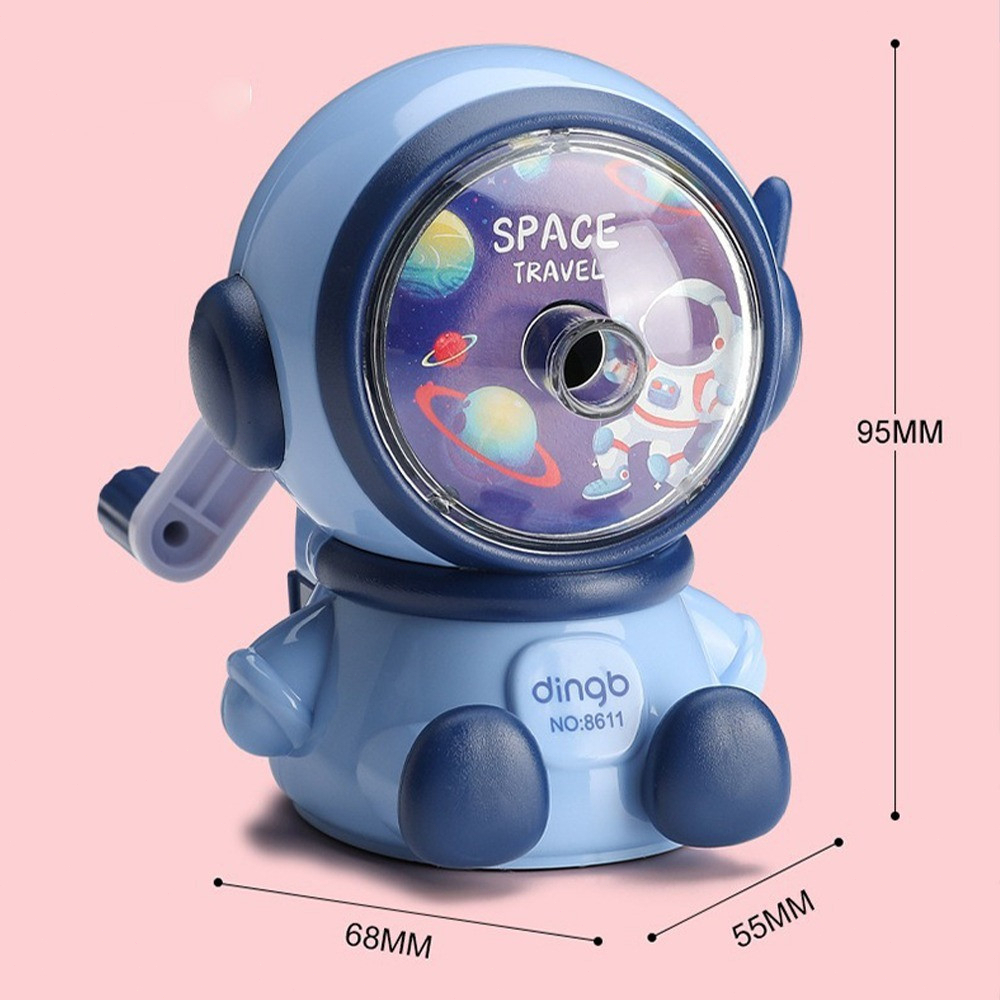 พร้อมส่งกบเหลาดินสอ รุ่นใช้มือหมุน ไม่ต้องจับดินสอเวลาเหลาลายมนุษย์อวกาศ - รูปที่ 7