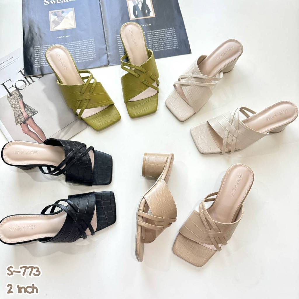 NIWA SHOES รองเท้า MAXI New Collection รหัสสินค้า S-773 ส้นสูง 2 นิ้ว ทรงดีสวยเป๊ะสุดๆเลยค่า