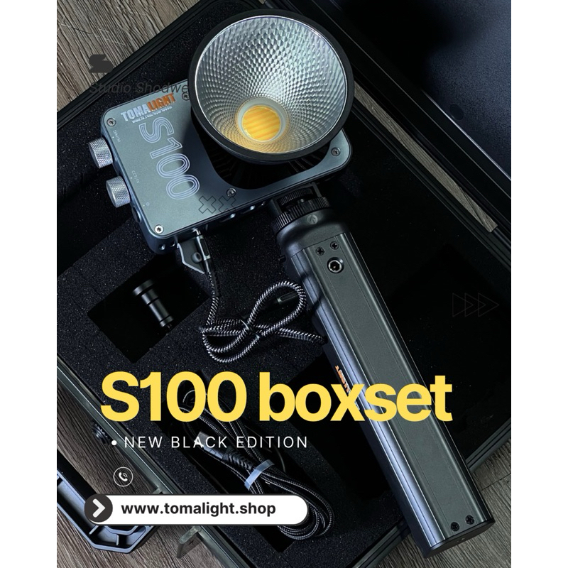 [ สต๊อกไทย ] Bazuka S100w ชุด Boxset ไฟพกพากำลัง 100watt บางเฉียบแสงแรง ปรับสีได้