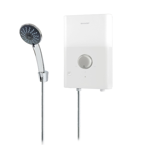 SHARP เครื่องทำน้ำอุ่น 4500 วัตต์ WH-MD145 (สีขาว/สีเทา)