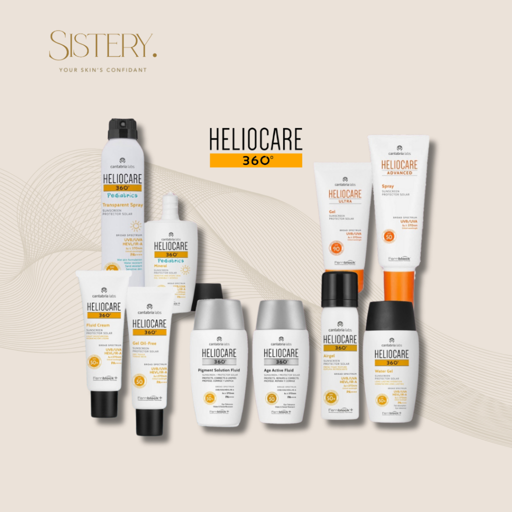 Heliocare Sunscreenกันแดดแบบทาทุกสูตร จากสเปน กันแดดที่กันทุกรังสี