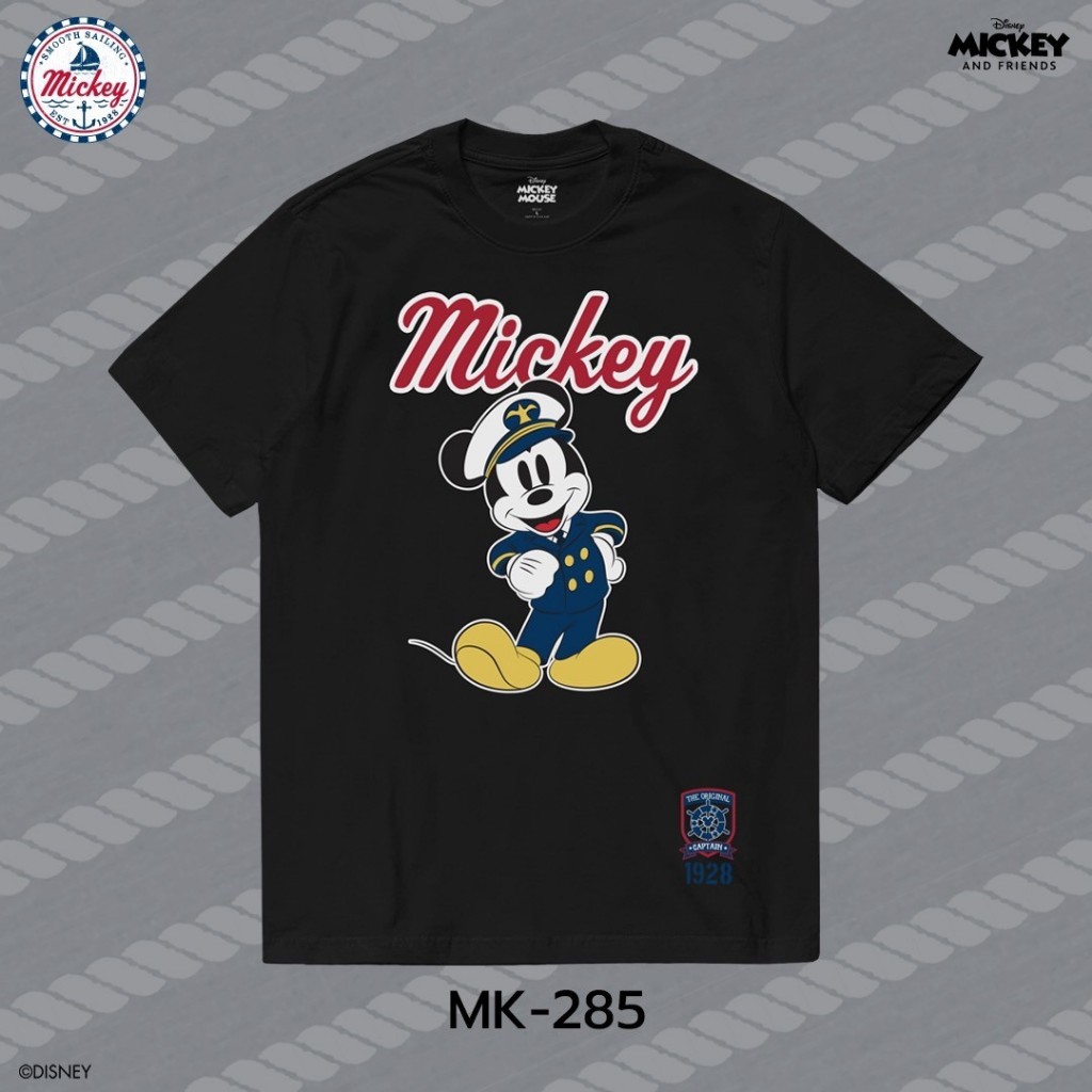 Power 7 Shop เสื้อยืดการ์ตูน "Mickey Mouse" ลิขสิทธ์แท้ DISNEY (MK-285)