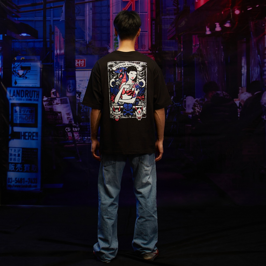 TOKIDOKI เสื้อยืด AKIHABARA ANGELS TEE