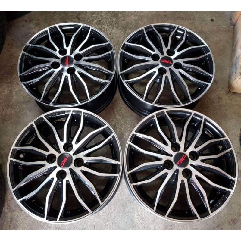 ล้อแม็ก TRD toyota แท้ขอบ 15 ใส่ vios yaris
