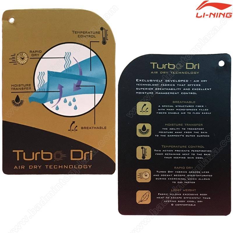 【 ของแท้ 💯% 】รุ่นใหม่! เสื้อแบดมินตันคอกลม หลี่หนิง ATSUA Series (ATSUA)