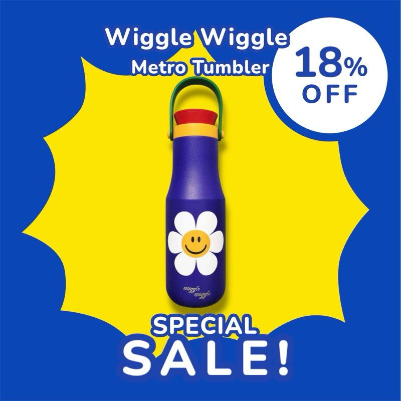 ✅ ขายดี Wiggle Wiggle x LocknLock Metro Tumbler แก้วน้ำมีหูหิ้ว เก็บความร้อน ความเย็น ขนาด 470ml