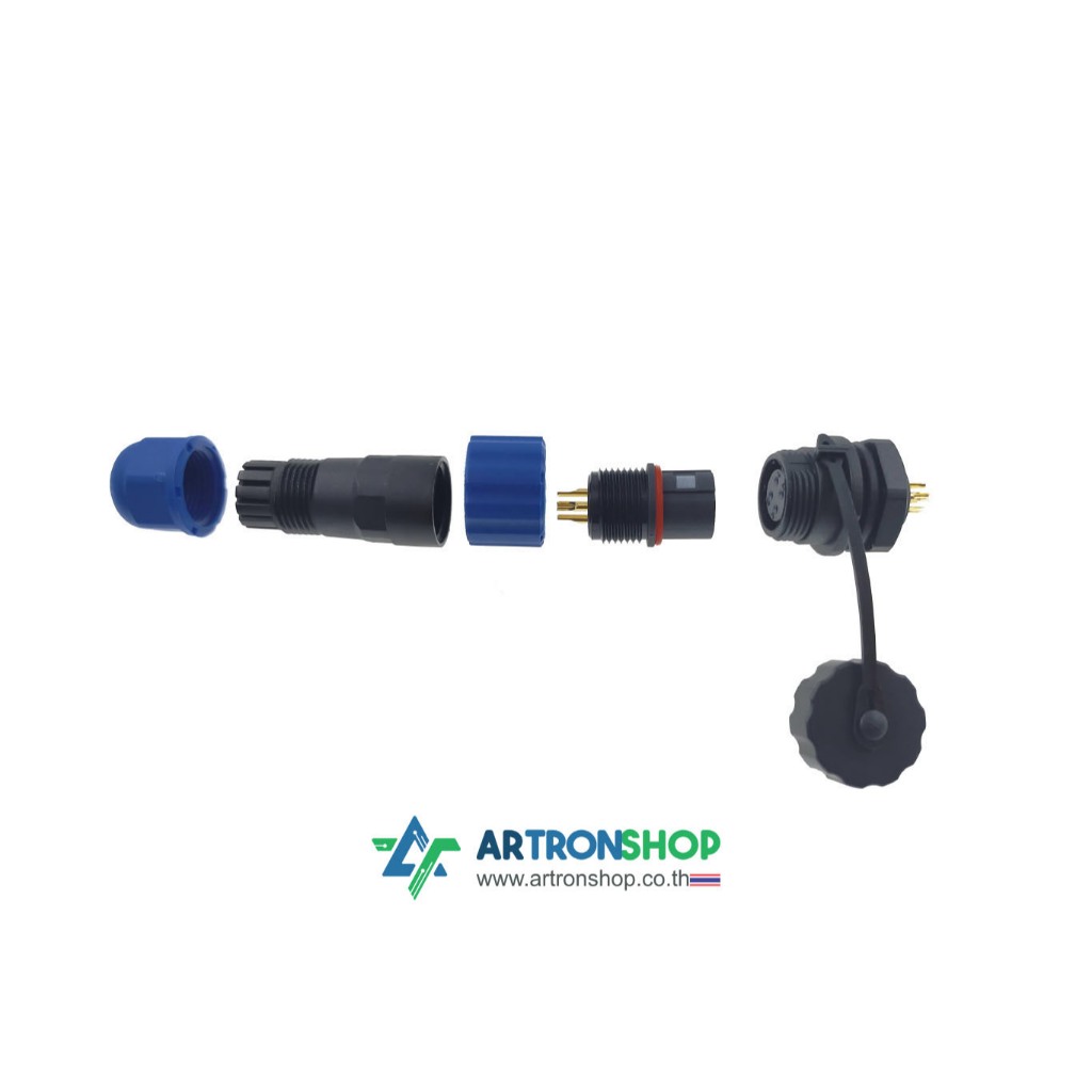 SP13 IP68 cable connector คอนเนคเตอร์กันน้ำ รูปที่ 3