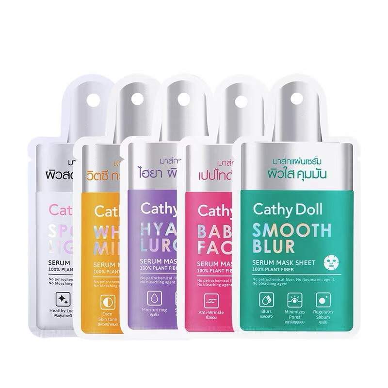 Cathy Doll เคที่ดอลล์ แผ่นมาส์กหน้า เซรั่ม ชีท 20กรัม