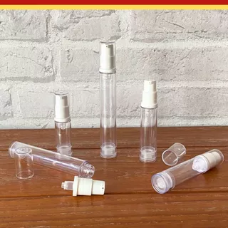ขวดปั๊มสูญญากาศ ขนาด5/10/15ml ขวดปั๊มพลาสติกอเนกประสงค์ ใส่ครีมบำรุง เซ่รั่ม โลชั่น เครื่องสำอาง