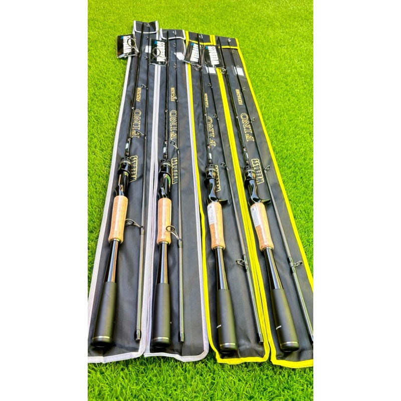 WEEBASS คัน - รุ่น FINO V2 (2ท่อน) คันตีเหยื่อปลอม คันเบ็ดตกปลา คันเบ็ด คันตีชะโด