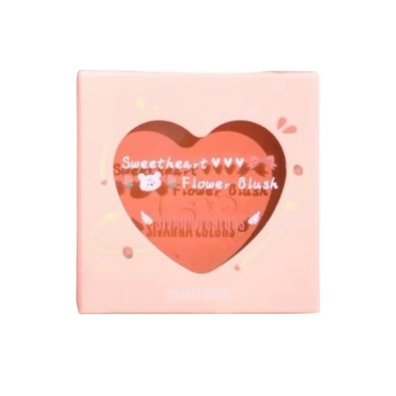 :: HF802 :: Sivanna Colors Sweetheart Flower Blush ซีเวนน่า คัลเลอร์ส สวีทฮาร์ท เฟลาเวอร์ บลัชออน