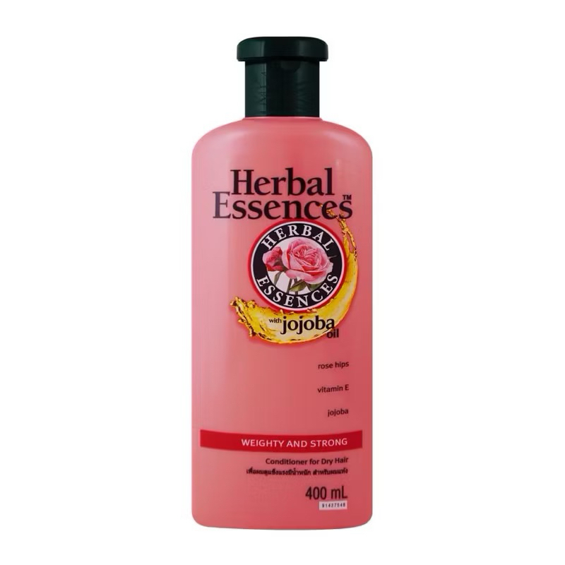 Shampoo Herbal Essences 400ml. เฮอร์บัล เอสเซนส์ คอนดิชั่นเนอร์เวที่ แอนด์ สตรอง ครีมนวดผม