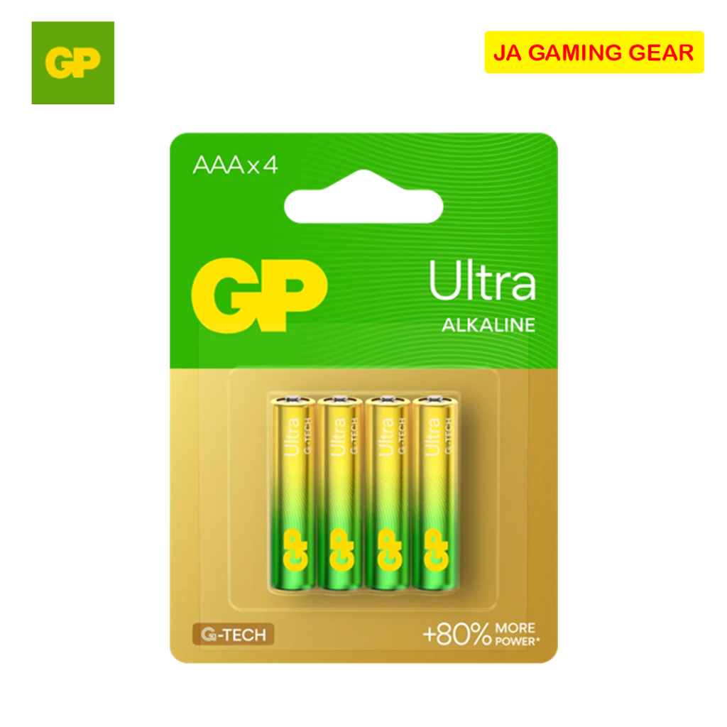 ถ่าน AA และ AAA GP Ultra Alkaline AAA / AA Batteries 1.5V ถ่านนาฬิกา