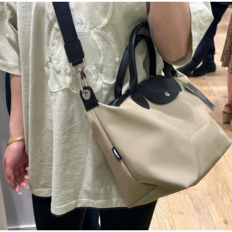 ปรับถอดสาย (การ์ด/ถุงกระดาษ) FRANCE ถือ/สะพายข้าง Econyl ไนล่อน XS/S/L Le Pliage Energy Top Handle กระเป๋าผู้หญิง