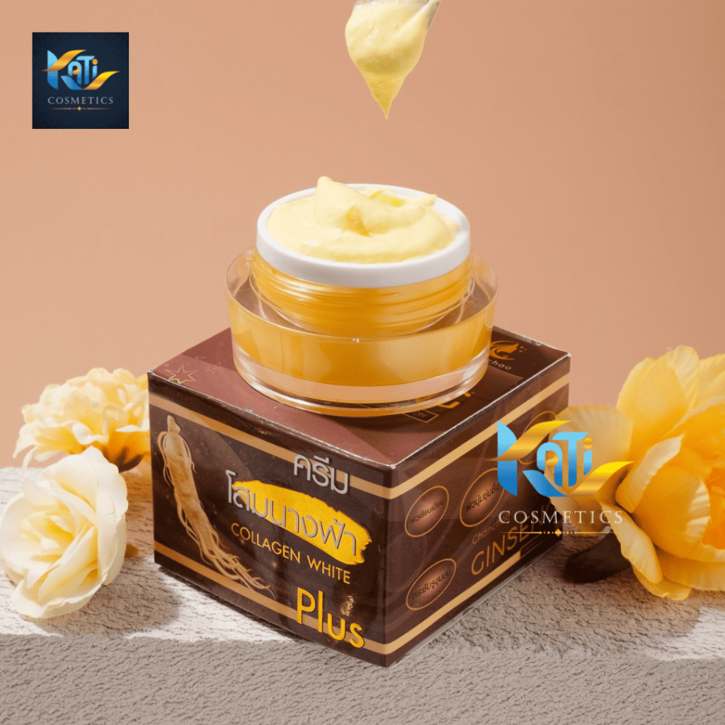 ครีมโสมนางฟ้า จันทร์เจ้า ไนท์ครีม Chanchao Som Nang Fah Collagen Ginseng ครีมกลางคืน 20 g.
