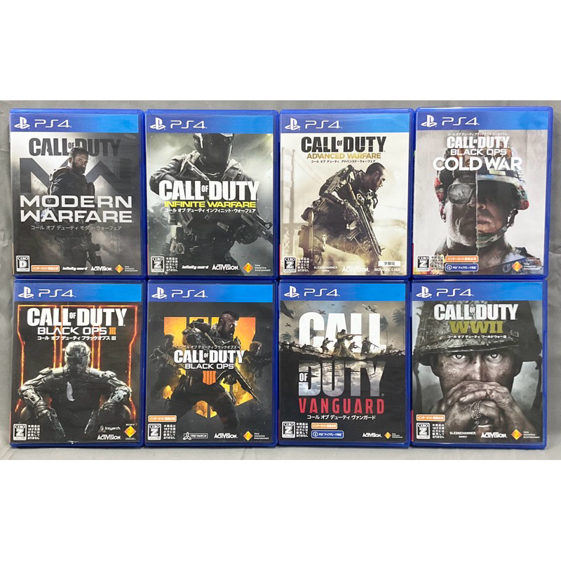 แผ่นแท้ [PS4] รวมทุกภาค Call of Duty (Japan) (EN : Unsupport) COD Modern Warfare Infinite Black Ops 