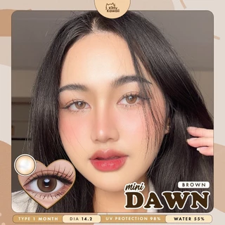 Kitty Kawaii Contact Lens : Mini Dawn Brown (Blister pack) - คอนแทคเลนส์รายเดือน