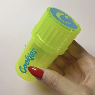 ที่บดสมุนไพร 55มม. Grinder 3 ชั้น 40mm สีทึบ บดได้ละเอียด ขวดเก็บสมุนไพร พกพาสะดวก พร้อมส่งจากไทย