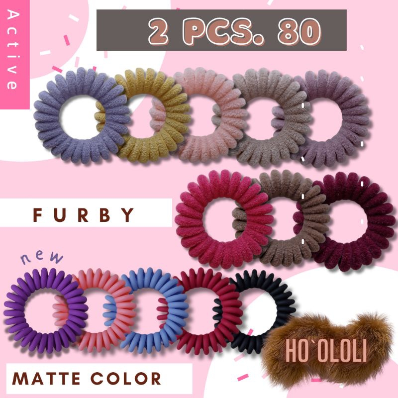 พิเศษ 2 ชิ้น 80✨️รุ่นหนาแน่นเกาะผมลื่น HO'OLOLI  ACTIVE SALE MATTE & FURBY