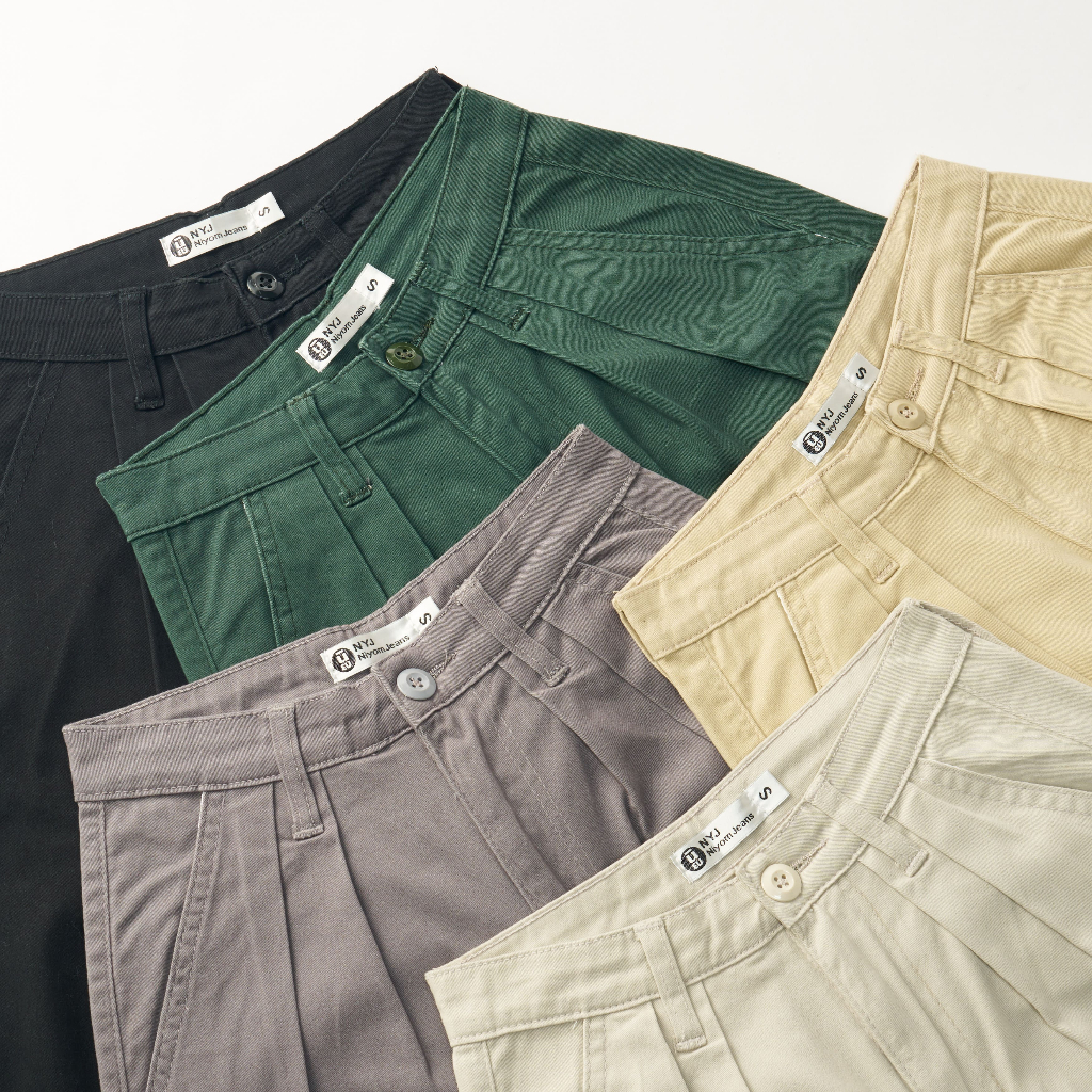 Niyom Jeans Collection 2U : รุ่น RB กางเกงยีนส์ ดีเทลจีบตรงเอว 5 เฉดสี