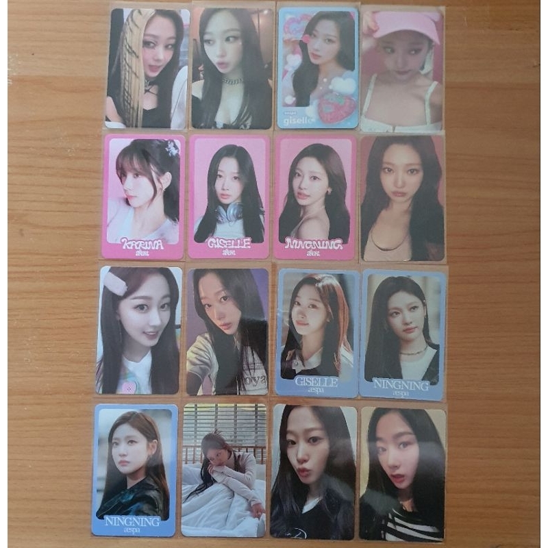 [Photocard] - aespa - การ์ดแท้จากอัลบั้มและ trading card