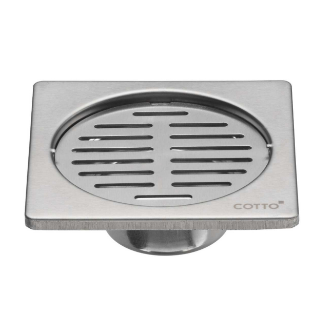 COTTO CTSE6404Z1PW(HM) ตะแกรงน้ำทิ้งสเเตนเลสเหลี่ยมหน้าแปลน 3.5 นิ้ว