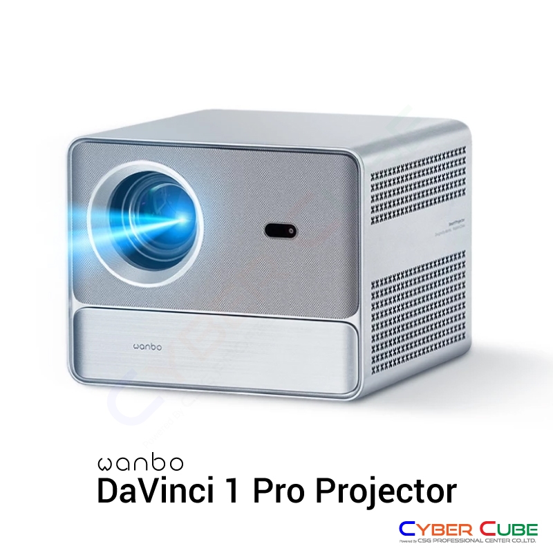Wanbo DaVinci 1 Pro Projector 1080P (รองรับการเล่นไฟล์ 4K) โปรเจคเตอร์ ระบบปฎิบัติการ Google TV