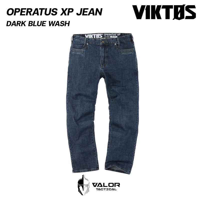 VIKTOS - Pant Operatus XP Jean [Dark Blue Wash] กางเกงยีนส์ ผ้าเดนิม ยืด กางเกงขายาว