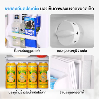 ตู้เย็นเล็ก 6.6 คิว รุ่น EPLD-188A ตู้เย็นขนาดเล็ก ตู้เย็นมินิ ตู้เย็น 2 ประตู ความจุ 188 ลิตร แบบ 2 ประตู