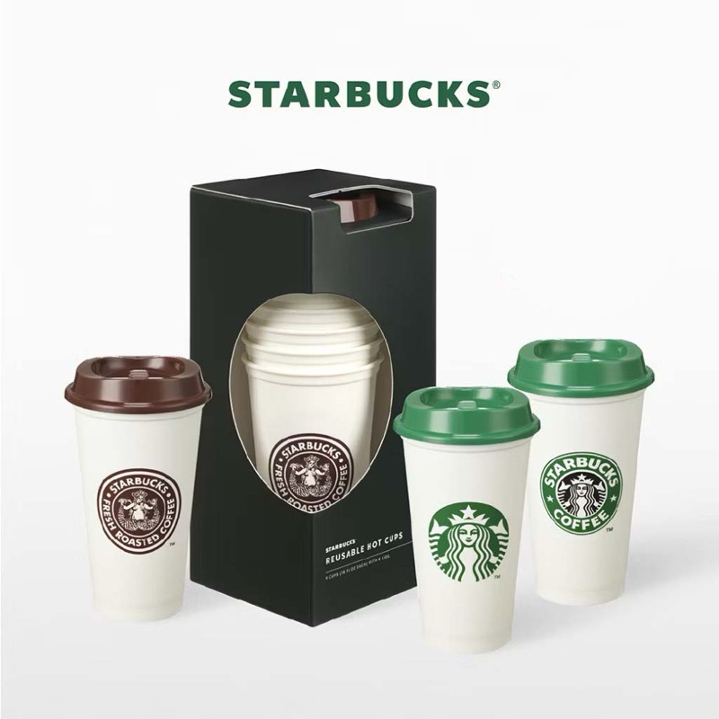 แก้ว Starbucks Reuseable Cup Set 6 ขนาด 16 oz
