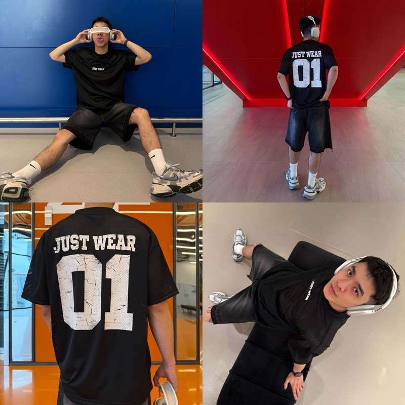 JUSTWEAR 01 🖤🤍 #MeshOver