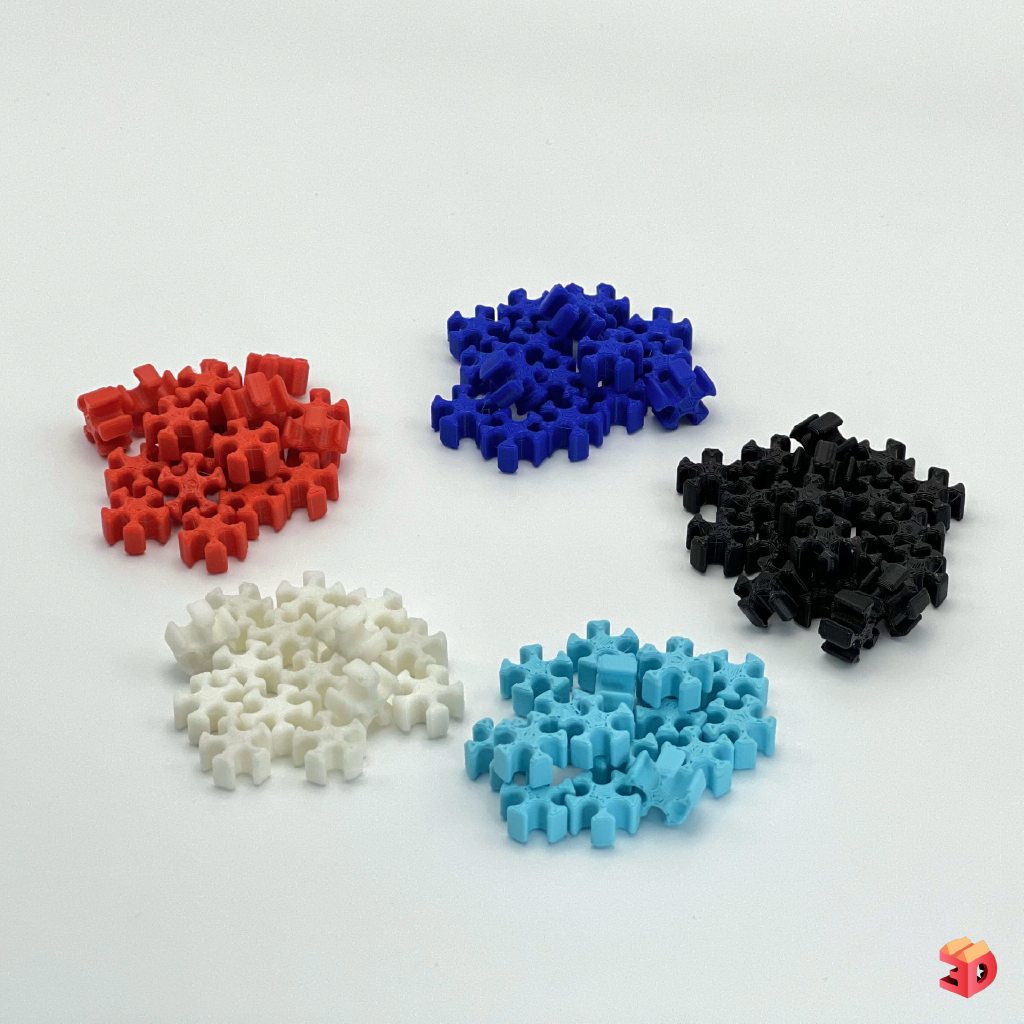 สโนว์เฟล็ก [คลิปเก็บสายไฟ] จัดระเบียบสายชาร์จ มี5สี หมดปัญหาสายพันกัน!