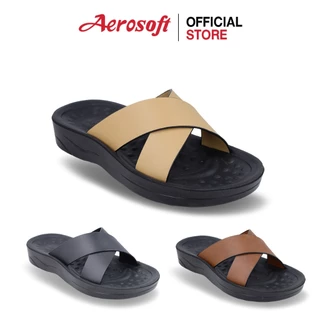 Aerosoft (แอโร่ซอฟ) รองเท้าแตะผู้ชาย แบบสวม นิ่มๆ เพื่อสุขภาพ รุ่น SM3032