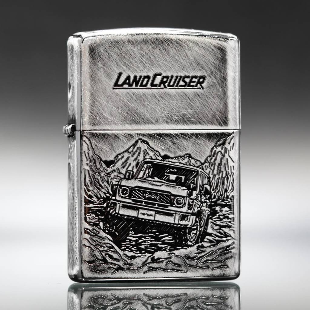 ซิปโป้ รุ่น ZJP0114 Toyota Land Cruiser 70 Limited Edition งานลิขสิทธิ์แท้จากญี่ปุ่น ของแท้ รับประกันตลอดชีวิต