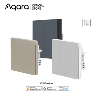 Aqara Wall Switch H1 สวิตช์อัจฉริยะ รองรับ 1/2/3 ปุ่ม รุ่น With Neutral | วัดพลังงาน | สั่งงานผ่านแอป
