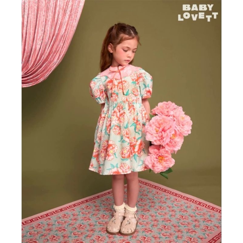 Baby Lovett No.13 เดรสลูกสาว Chinese New Year Collection ชุดเด็กเบบี้โลเวต เบบี้โลเว็ต สินค้าใหม่ ชุดตรุษจีน
