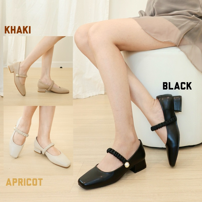 รองเท้าส้นสูง รุ่น VICKY 1นิ้ว 3สี | ขนาดไซส์ปกติ