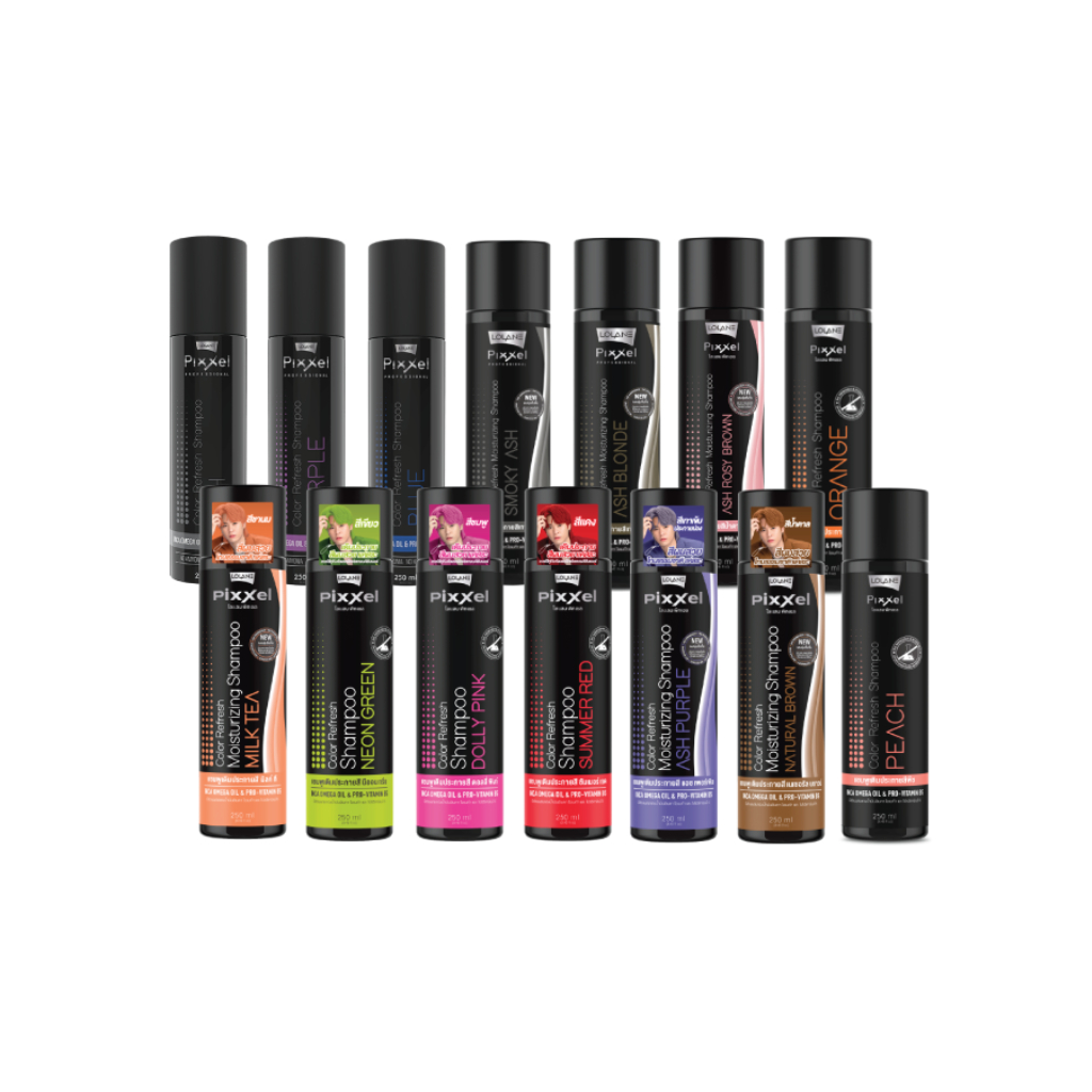 Lolane Pixxel Color Refresh Shampoo 250ml (ทุกสี) โลแลน พิกเซล คัลเลอร์ รีเฟรช แชมพู