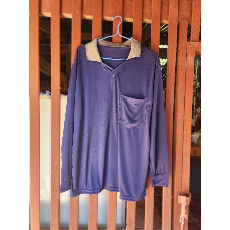 new เสื้อแขนยาวคอปก