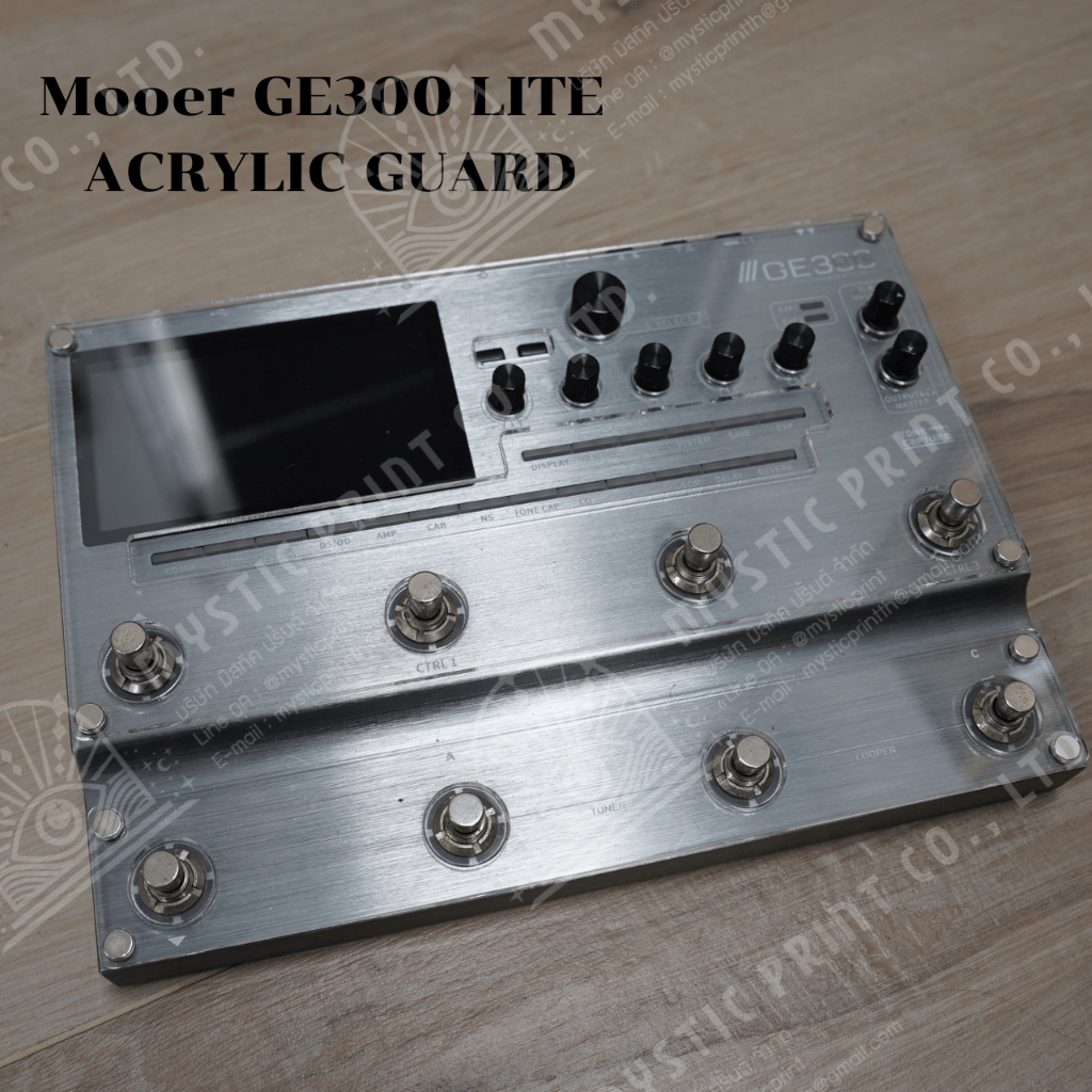 Mooer GE300Lite Acrylic guard แผ่นอะคริลิคกันรอย