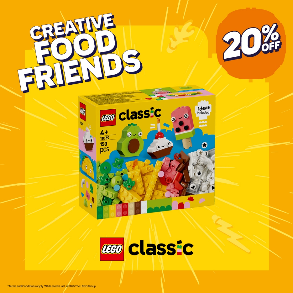 LEGO Classic 11039 Creative Food Friends (150 Pieces)