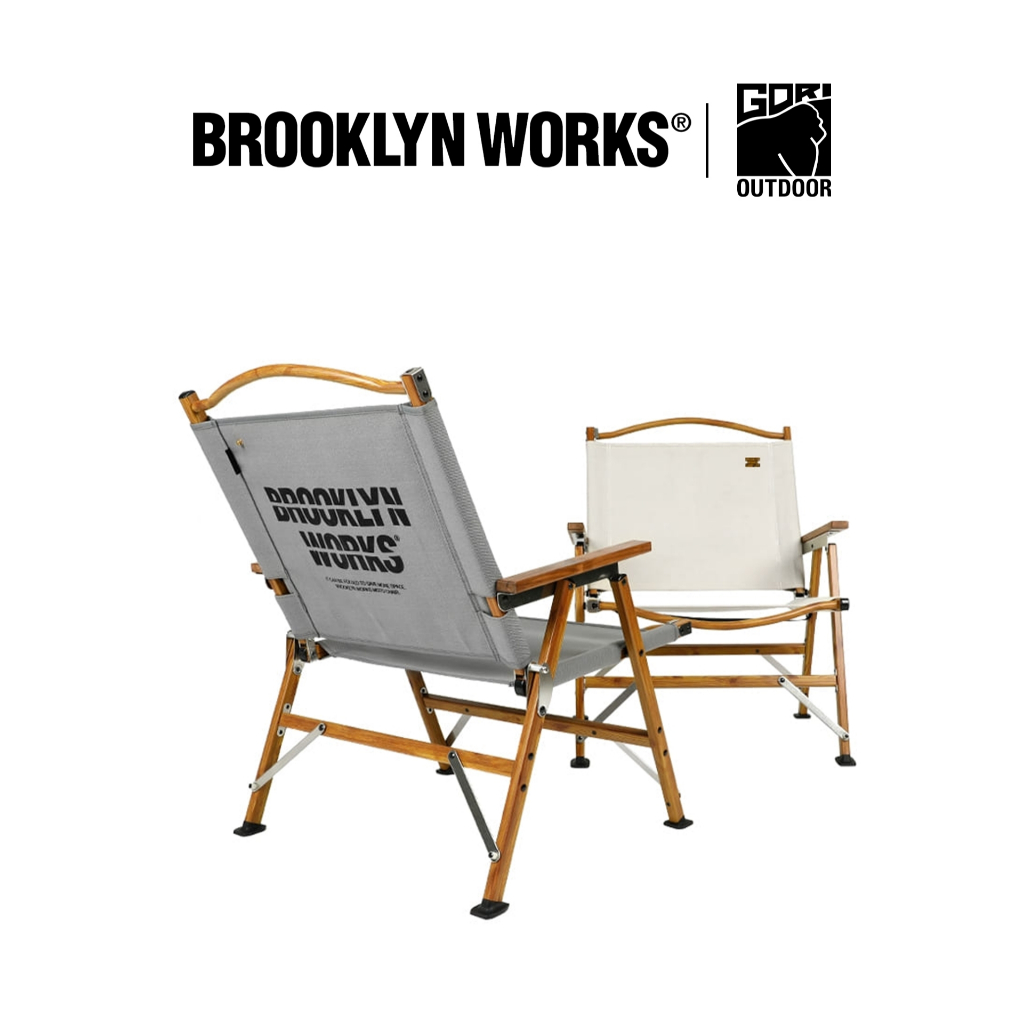 Brooklyn Works Moto Folding Chair เก้าอี้แคมป์ปิ้งผ้าแคนวาส
