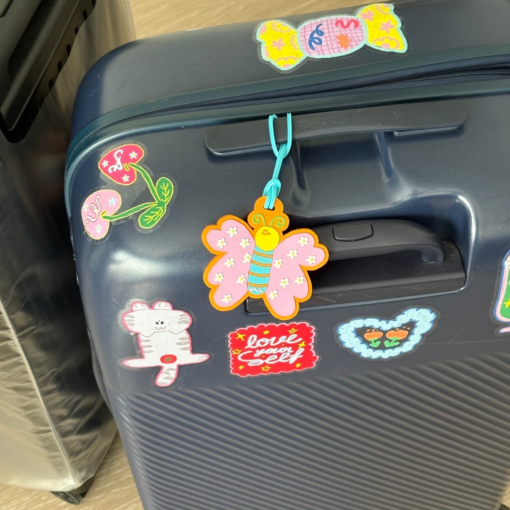 amuse stuff-luggage tag rubber ที่ห้อยกระเป๋าเดินทางแบบยางลายน่ารัก