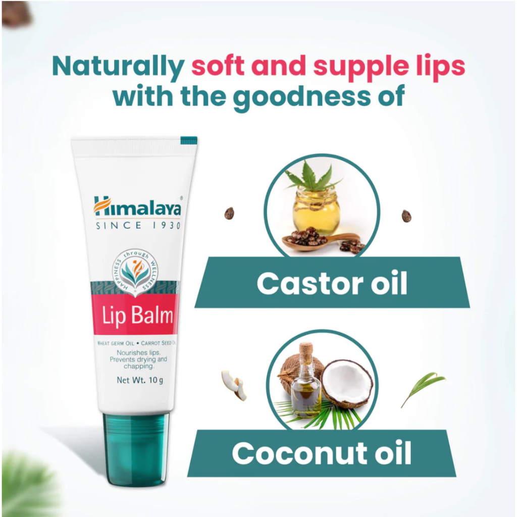 Himalaya Lip Balm หิมาลายา ลิปบาล์ม กลิ่นหอม บำรุงปากชุ่มชื่น ใกล้หน้าหนาวแล้ว ปากไม่ลอก ไม่แห้ง