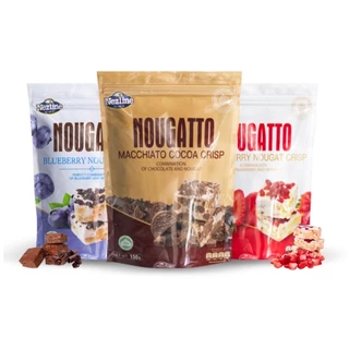 [150 กรัม] NOUGATTO นูกัตโตะ มัคคิอาโต้ มีหลากรสให้เลือก ตราเนสไลน์ Nezline Nougatto Nougat Crisp ขนม ของกินเล่น