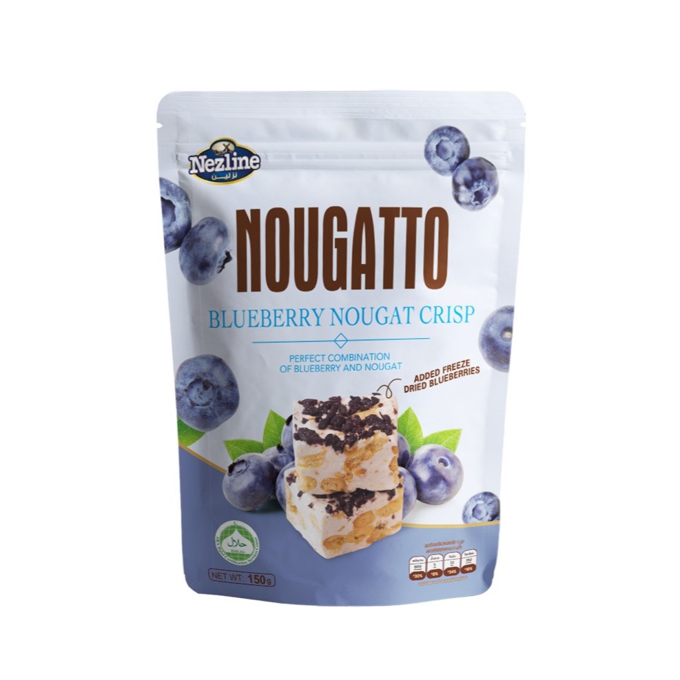 [150 กรัม] NOUGATTO นูกัตโตะ มัคคิอาโต้ มีหลากรสให้เลือก  ตราเนสไลน์ Nezline Nougatto Nougat Crisp ขนม ของกินเล่น - รูปที่ 2