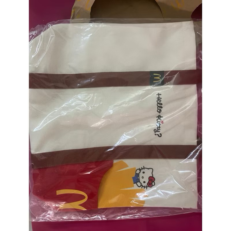 (ทักลด50%) แท้พร้อมกล่อง กระเป๋า my melody มั่งมีเบอร์เกอร์ จาก McDonald’s มาย เมโลดี้ กล่องกระดาษ แก้วน้ำ my melody - รูปที่ 3