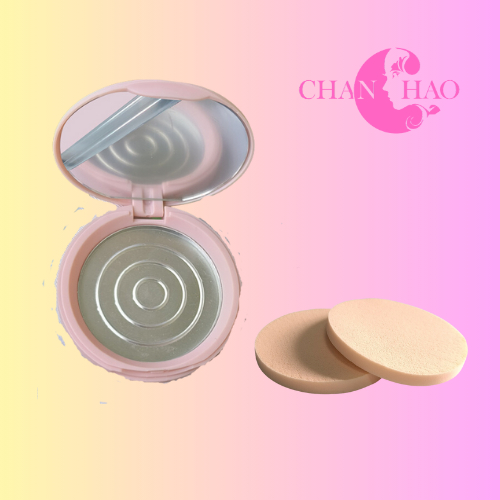 ตลับแป้งอัดแข็งเปล่า 10g สีดำ/ชมพู มีกระจกส่อง ครบชุด(ตลับ+ถาด+พัฟ) สินค้าพร้อมจัดส่งจากไทย