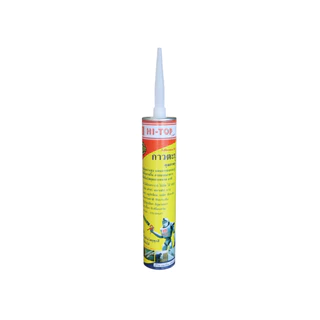 กาวตะปู HI-TOP อเนกประสงค์ ( 1 หลอด ) ติดแน่น ไร้รอยต่อ เนื้อกาวใส ทาสีทับได้ ปริมาณเต็ม 300 ml. ไม้อัด โลหะ กระเบื้อง