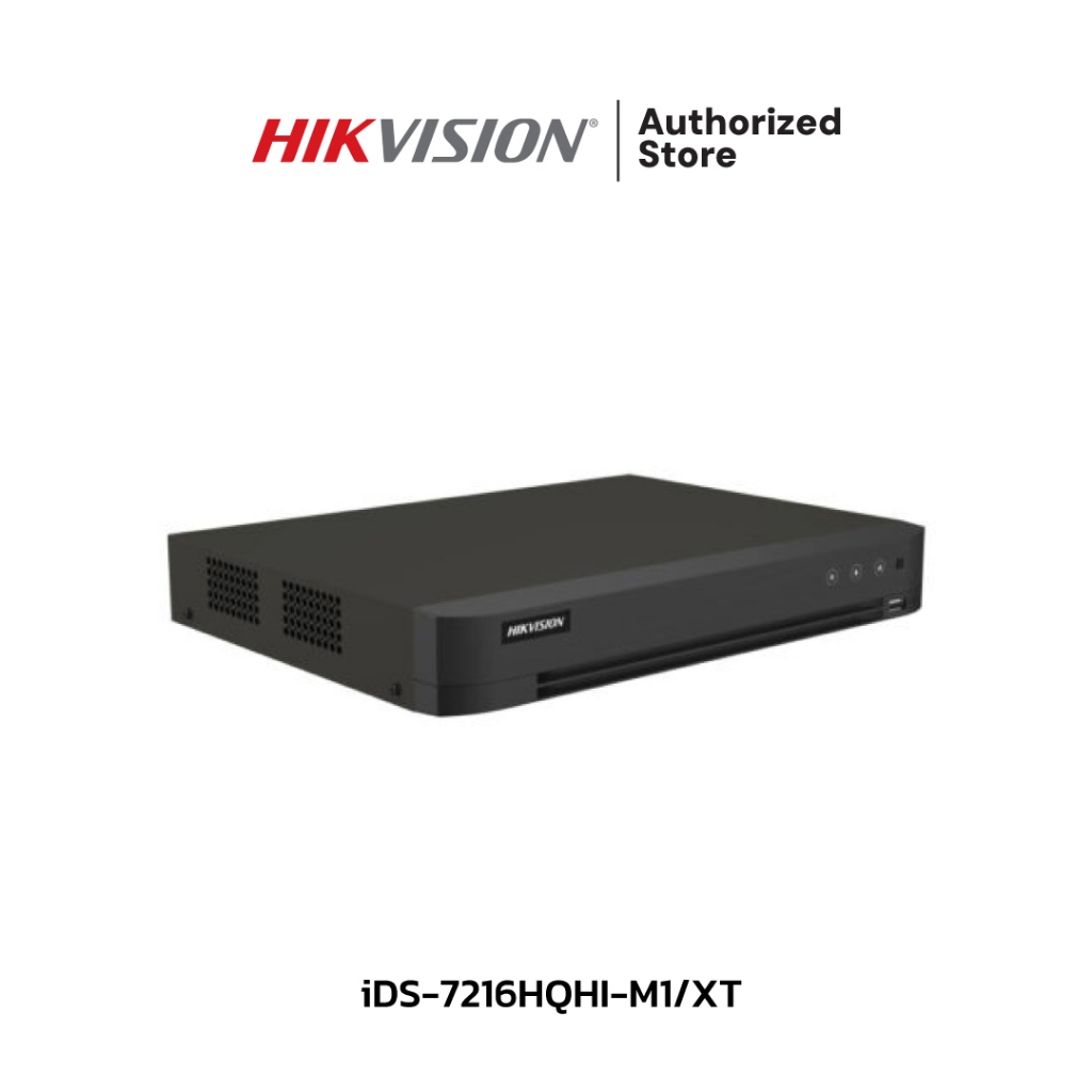 HIKVISION เครื่องบันทึก 16 ช่อง รุ่น iDS-7216HQHI-M1/XT